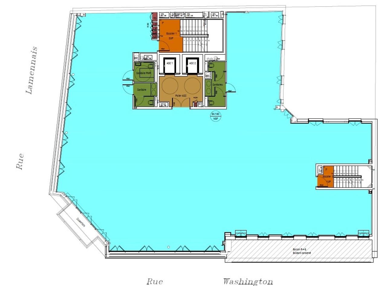 Bureau Paris 3633m² Location bureau Paris OLBUR2314520 15